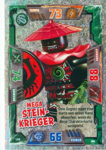 LEGO® Ninjago Trading Card Serie 2 Mega Stein-Krieger 180