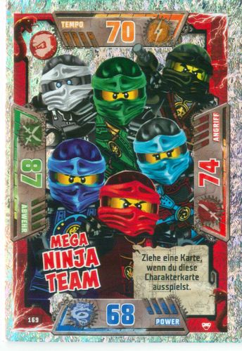 LEGO® Ninjago Trading Card Serie 2 Mega Ninja Team 169