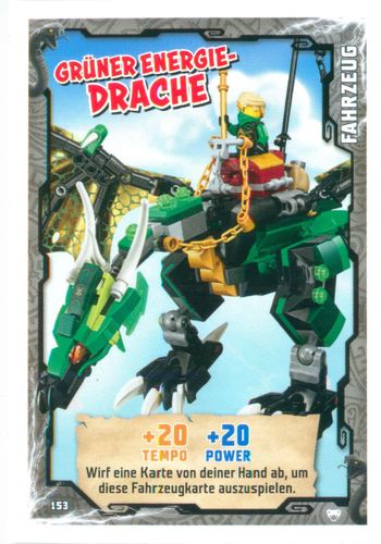 LEGO® Ninjago Trading Card Serie 2 Grüner Energie-Drache 153