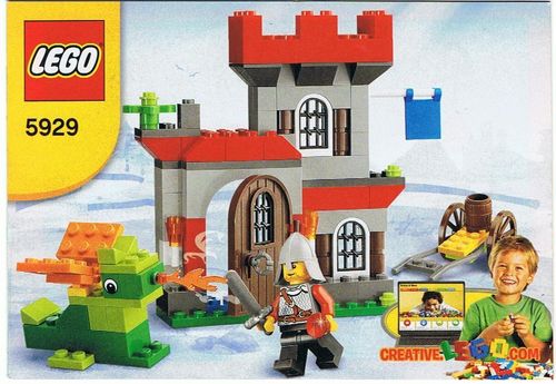 LEGO® Bauanleitung Bauset Ritter und Burg - 5929