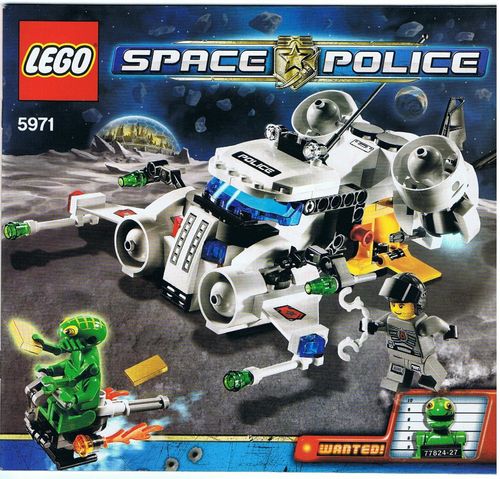 LEGO® Bauanleitung Space Police - Überfall auf den Goldtransport - 5971