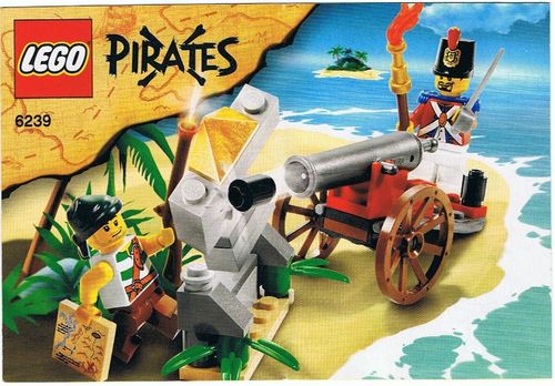 LEGO® Bauanleitung Piraten - Jagd nach der Schatzkarte - 6239