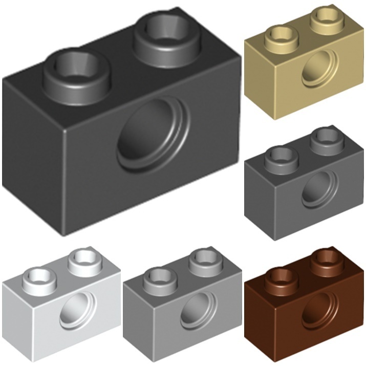 Lego 2458 Technikstein 1x2 mit Pin Verbinder viele Farben 2 Stück Auswahl 17 
