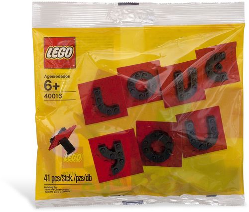 LEGO® Classic - Valentinstag Buchstaben Set - 40016