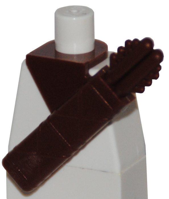 Zubehör Braun oder Schwarz Auswahl 1 Stück 58 Lego 4498 Köcher Minifig