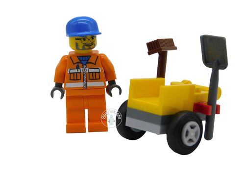 LEGO® Straßenkehrer mit Besen