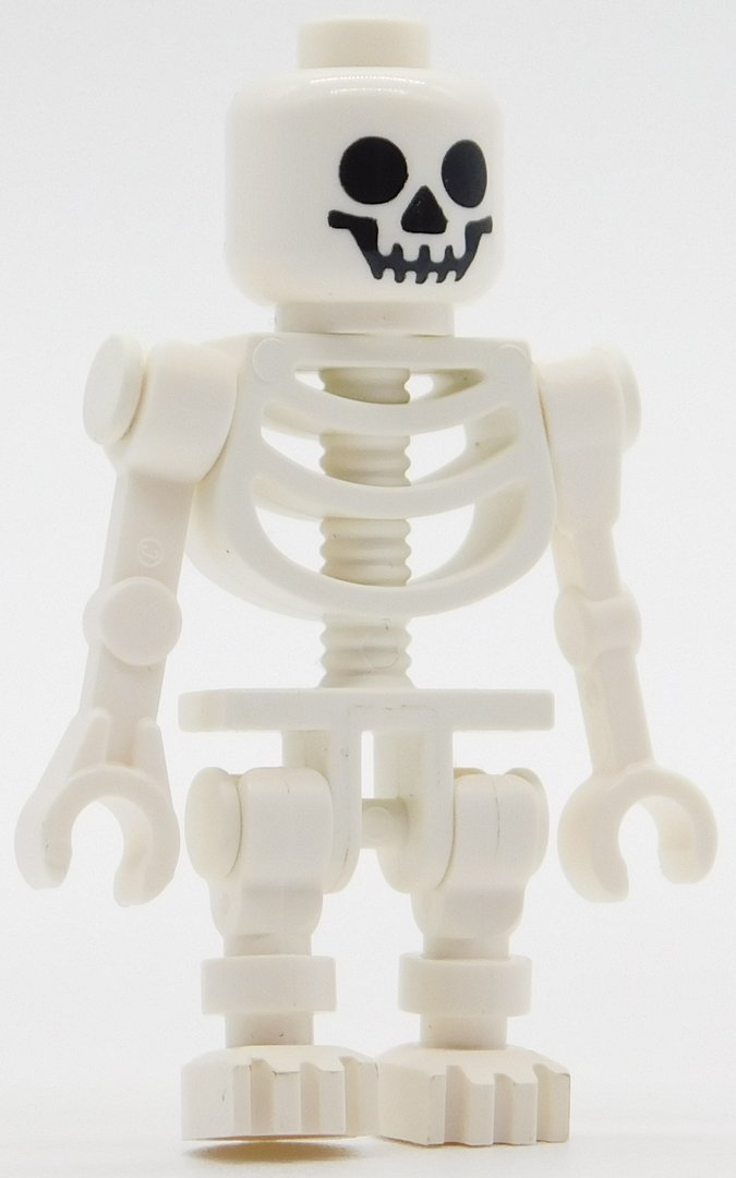Lego Figuren 10 Köpfe Skelett Totenkopf 