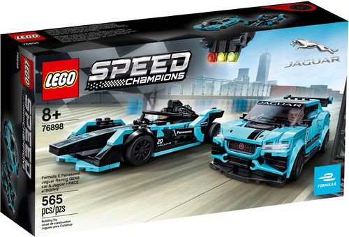 LEGO® Speed Champions - Formula E Panasonic Jaguar Racing GEN2 car & Jaguar I-PACE eTROPHY - 76898