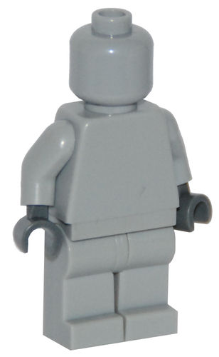 LEGO® Minifigur mittelsteingrau