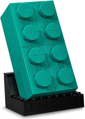 LEGO® Seasonal - Buildable 2x4 Teal Brick - 6346102