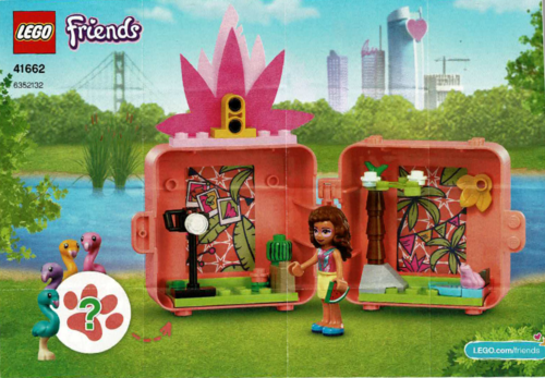LEGO® Bauanleitung Friends- Olivias Flamingo-Würfel 41662