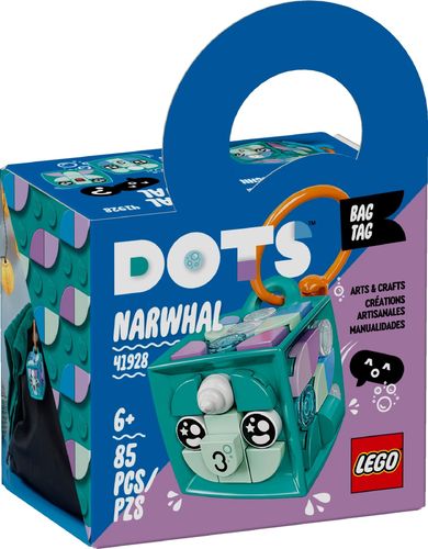 LEGO® Dots - Bag Tag Narwhal - 41928