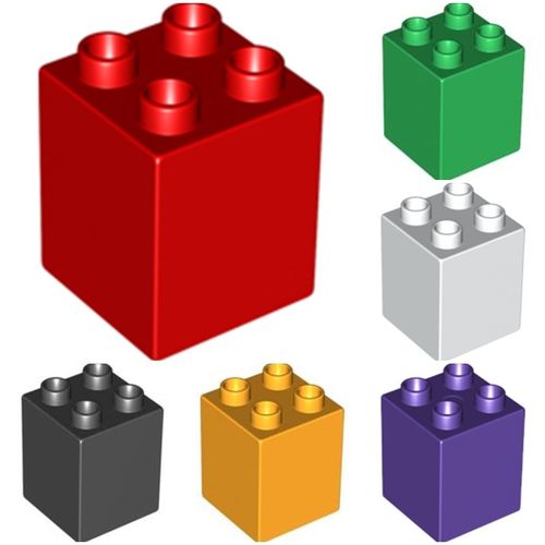 LEGO® DUPLO® 2x2 brick 31110 color of your choice