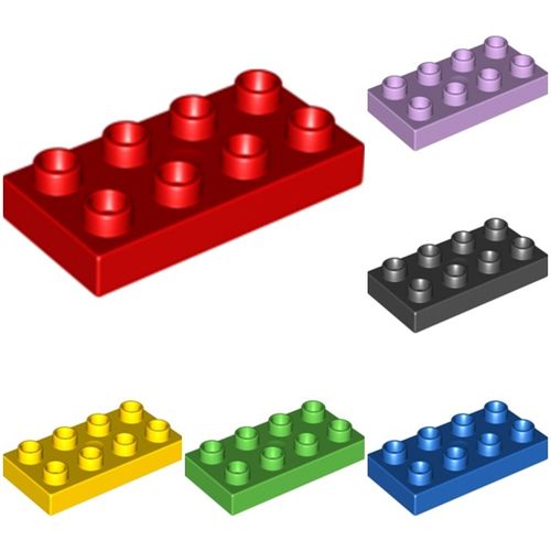 LEGO® DUPLO® 2x4 plate 40666 color of your choice